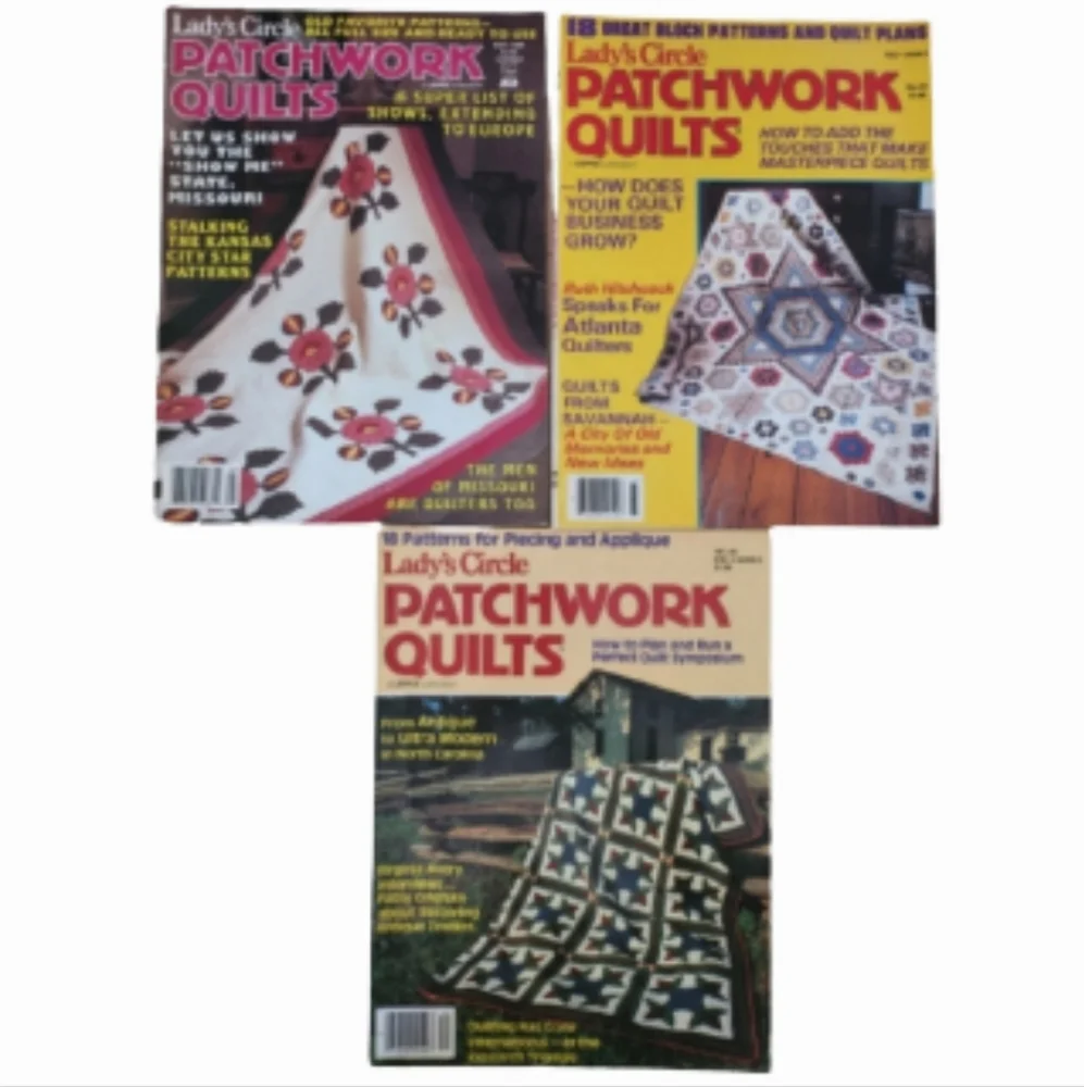 VTG 1980s Quilts Lady 's Circle